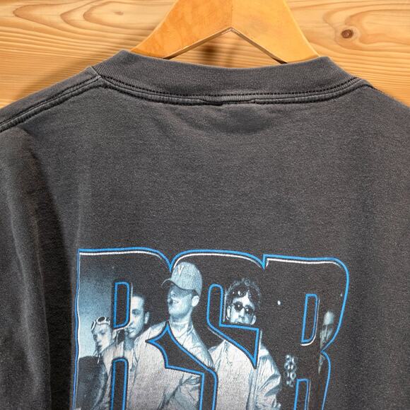 Vintage Backstreet Boys T Shirt Men Large Rare 90s Fade Distress Double Side BSB - Picture 4 of 12
